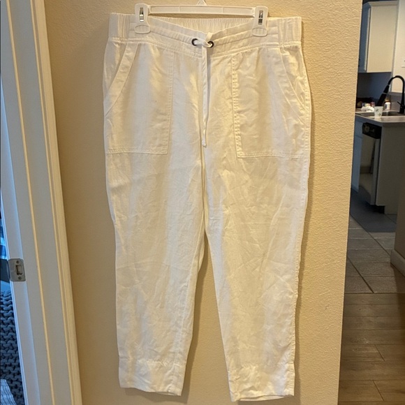 Athleta Women's Crisp White Pants 100 line - Picture 2 of 6